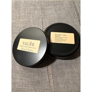 Valor Beard & Mustache Balm by Exfolia Essence 3.38oz Round Tin